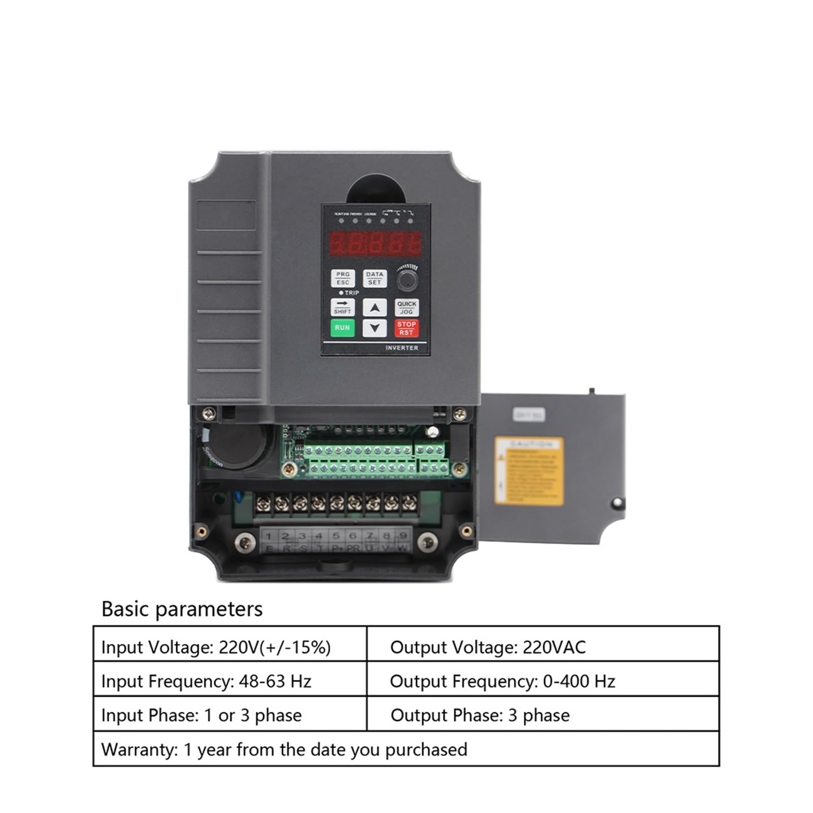 5, kW napęd o zmiennej częstotliwości 220 V/380 V regulator prędkości silnika wrzecionowego 0-400 Hz