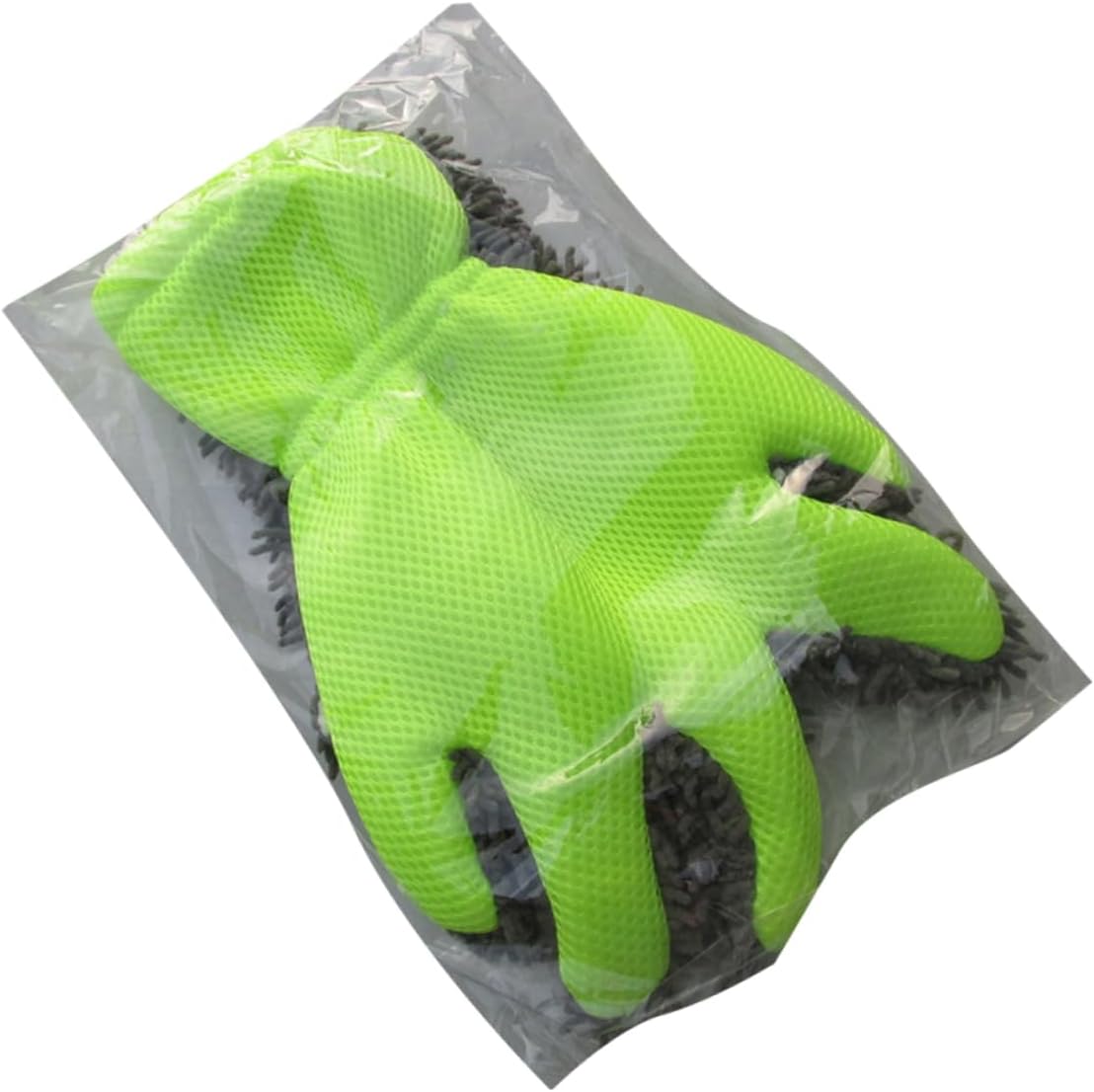 KOMBIUDA Quick Mitt Chenille Car Wash Duster Gloves for Lint Cleaning Fits Adults for Cars Trucks and Motorcycles