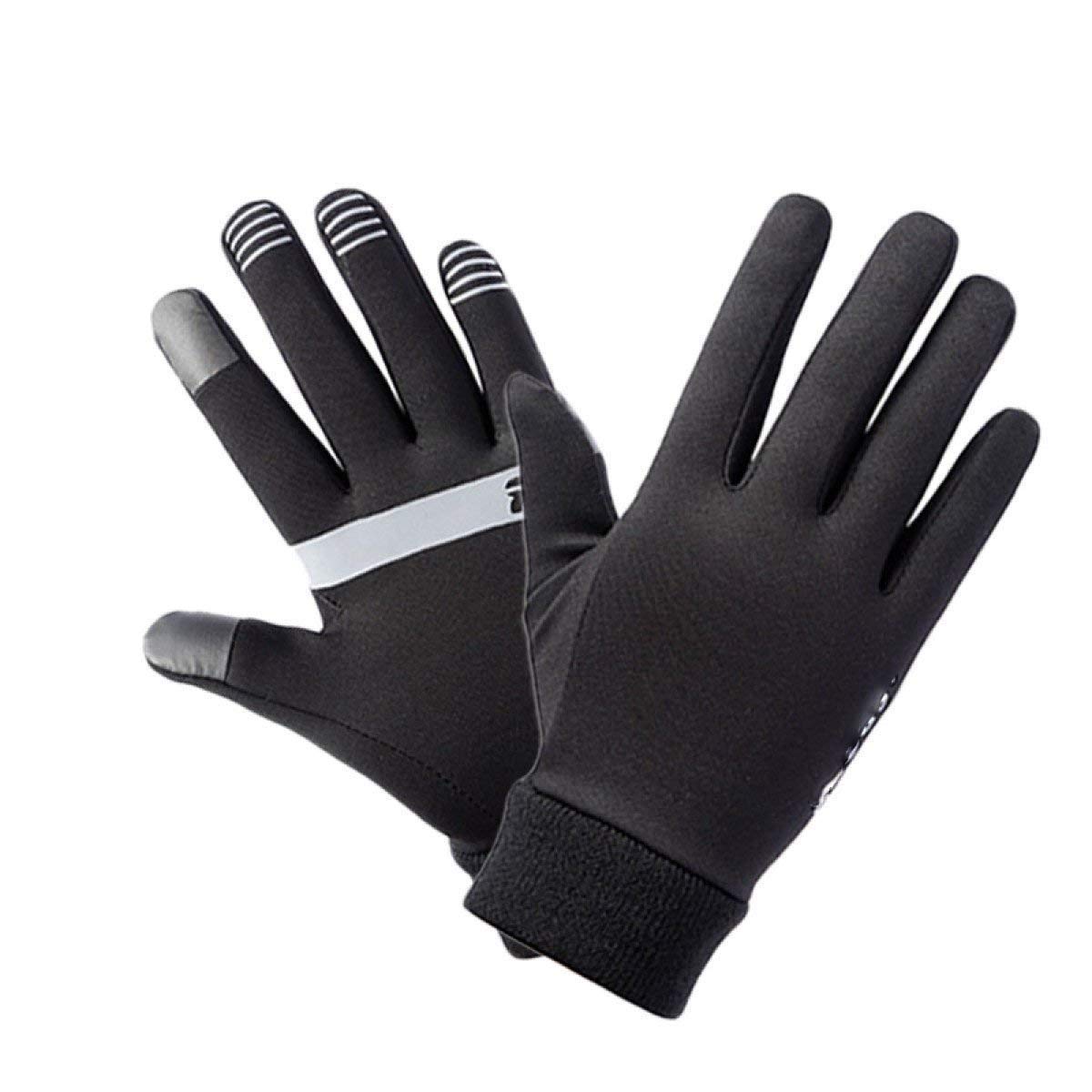 Unisex-Adult Mittens Sensing Fashion Zimowe Grube Ciepłe Rękawiczki Moda Męska Nowoczesne, Casualowe Rękawiczki Z Ekranem Dotykowym/Black/M