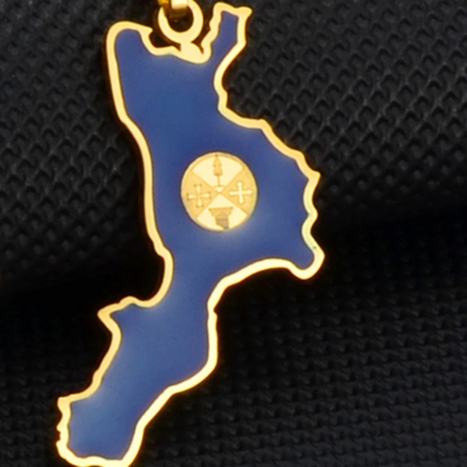 COLLANA CIONDOLO MAPPA Israele Palestina Collana Acciaio Inox Gioielli