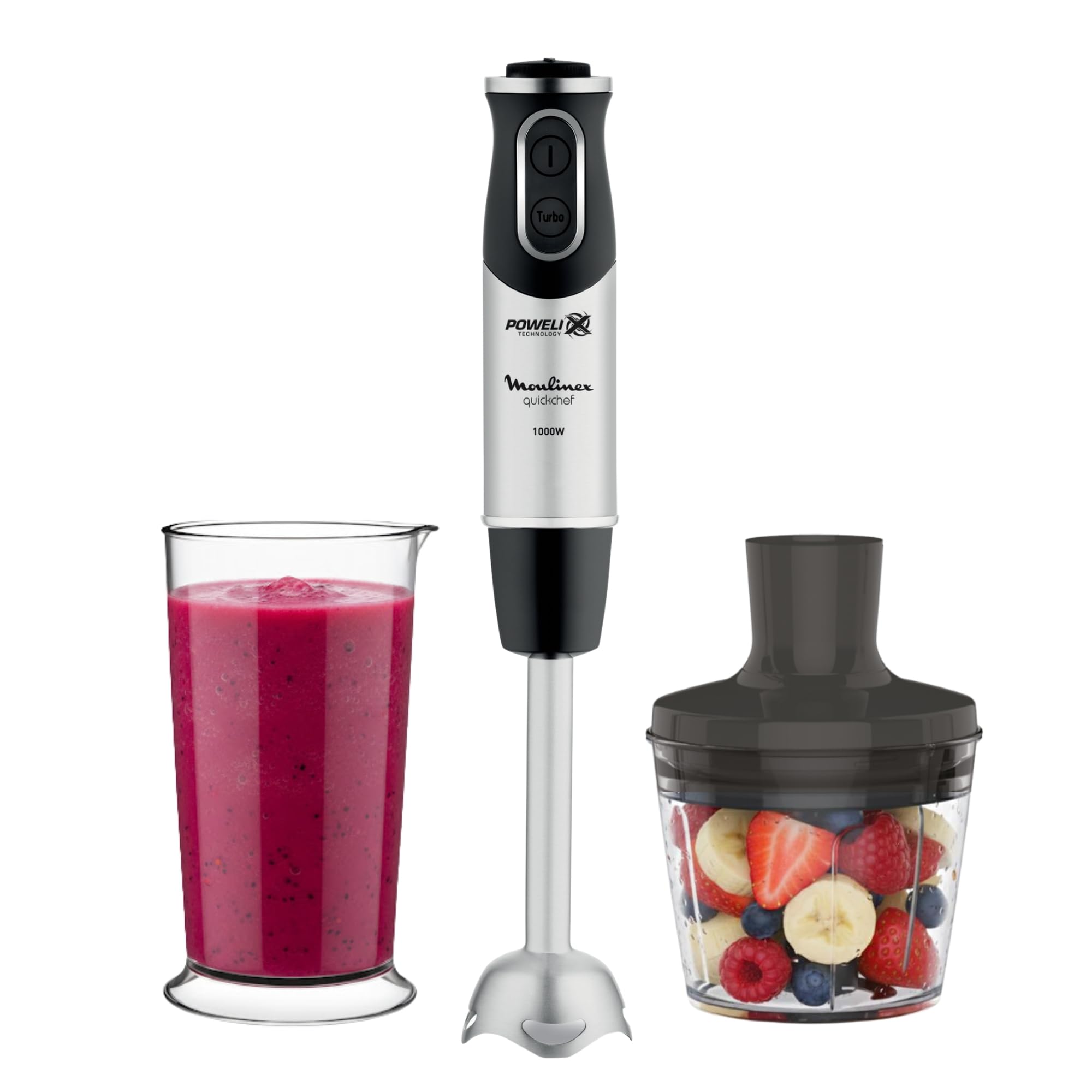 Batidora Moulinex 1000W: Potencia y Precisión en Tu Cocina