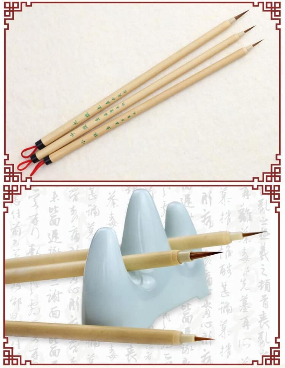 Kalligraphie-Pinsel, Schreibpinsel, 3 Stück/Set, chinesische Kalligraphie-Pinsel, Stift, Aquarell, Ölgemälde, normale Schrift