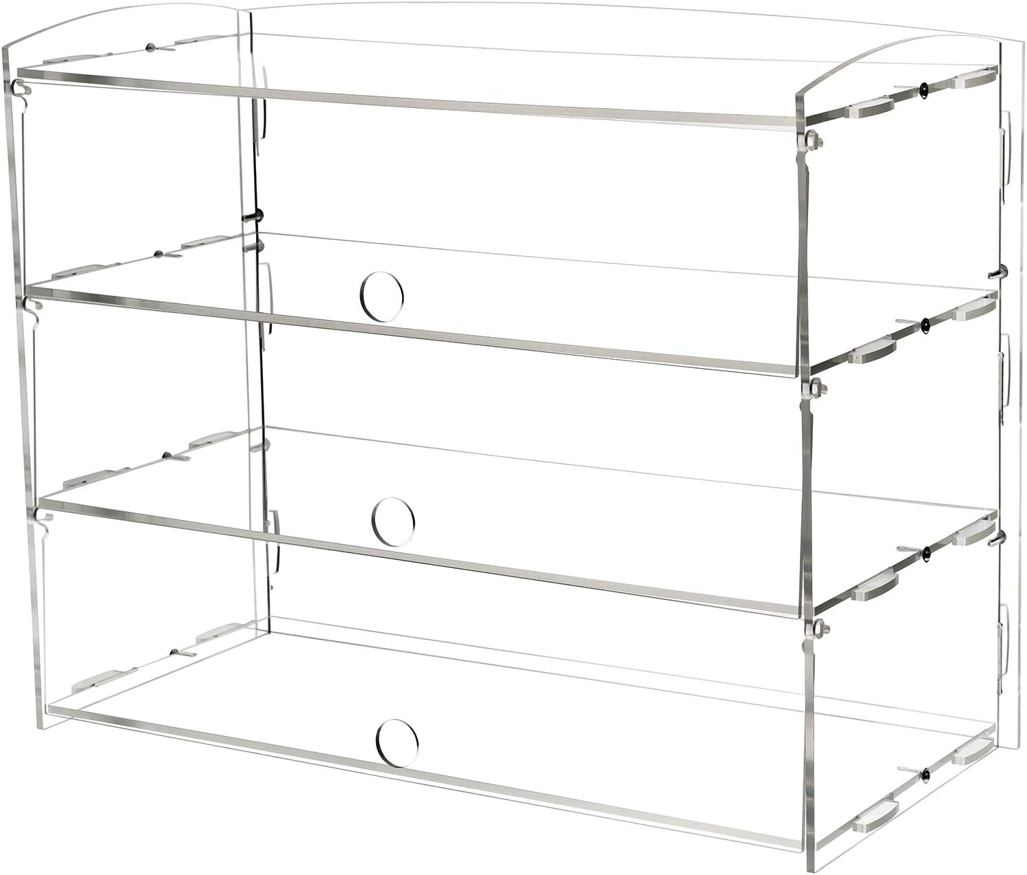 Acrylic Pastry Display Case for Deli Bakery Convenience Stores Display (3 Tier)