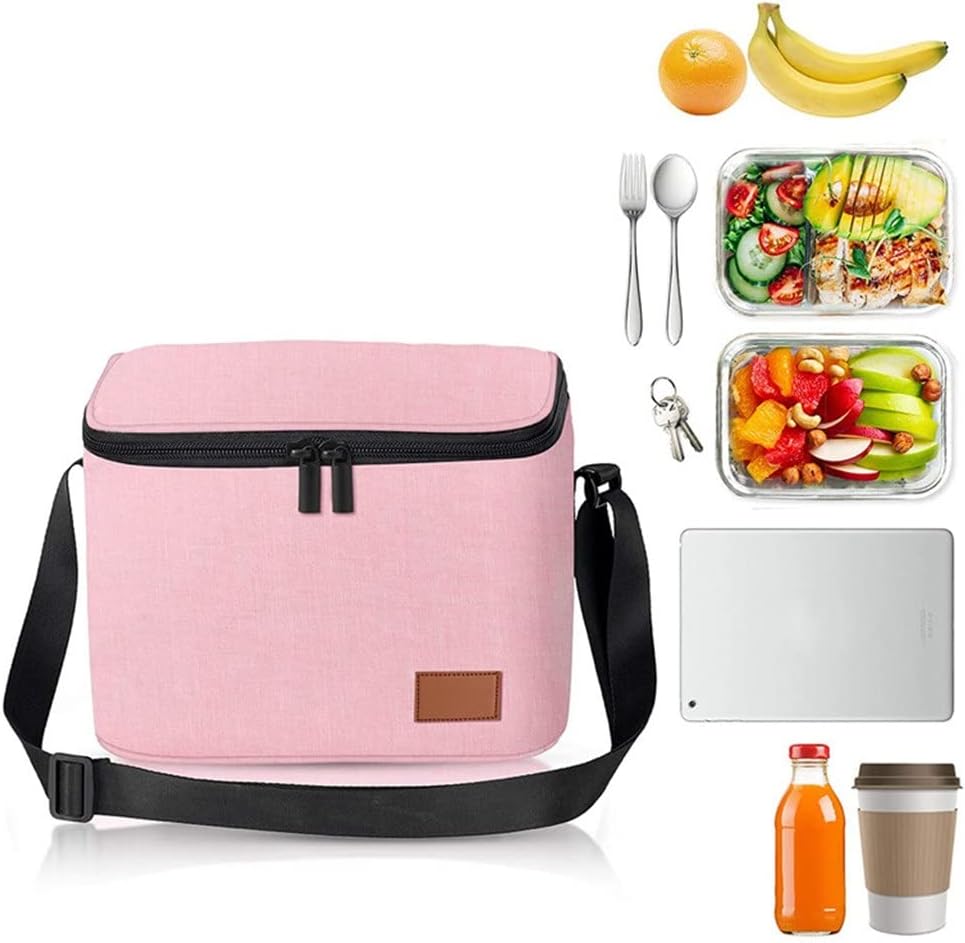 JSEIAJB Lunch Bag Insulation Fresh Fruit Beverage Cooler Bag Oxford Cloth Portable Shoulder Picnic Ice Bag