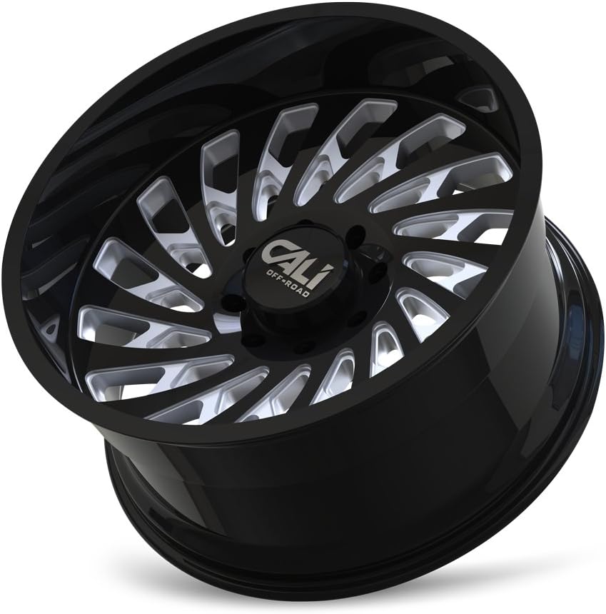 CALIOFFROAD SWITCHBACK Matte Black Wheel with Painted Finish (20 x 9. inches /6 x 135 mm, 0 mm Offset)