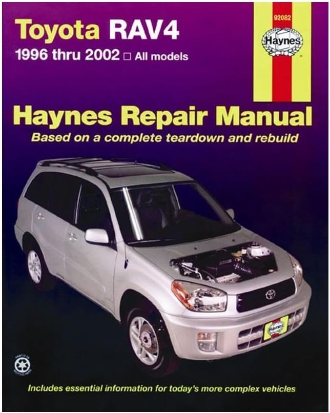 Toyota RAV4 1996 thru 2010: 1996 thru 2010 (Haynes Repair Manual) Paperback – August 1, 2011
