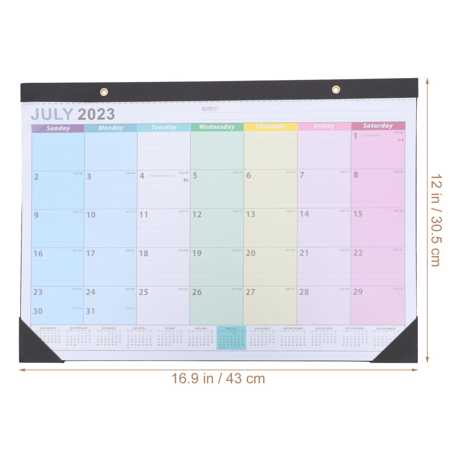 VILLCASE 4stücke Countdown Kalender Wandkalender Monatskalender Für Zuhause Hängender Englischer Wandkalender Mit Für Notizen Praktischer Und Stilvoller Monatsplaner