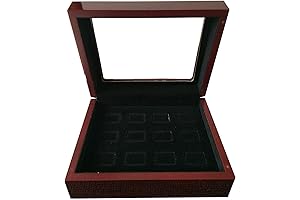 JunningGor 12 Holes Pistol Display Case