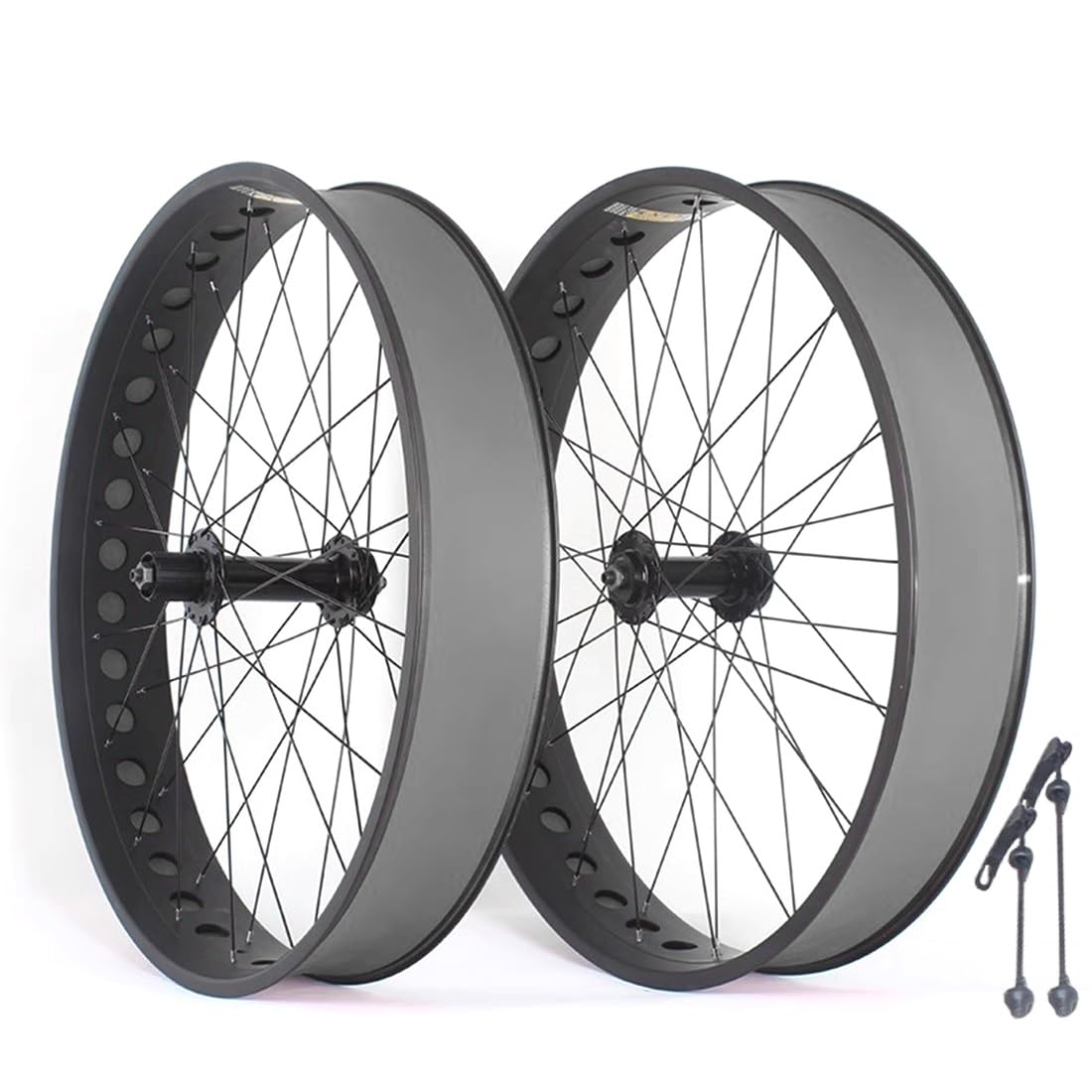 26 Jeu De Roues Vélo De Neige 4,0-4,9'' Fat Bike 36H Jante