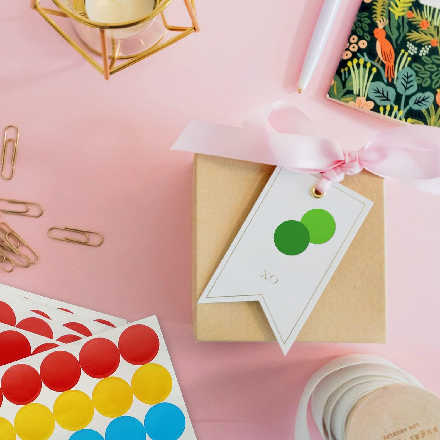 Tamaki 1120 Pack Dot Stickers Small Circle Stickers 3/4 inch Colored Stickers Dots, Round Color Coding Stickers for Office Student Classroom,10 Assorted Colors : Office Products