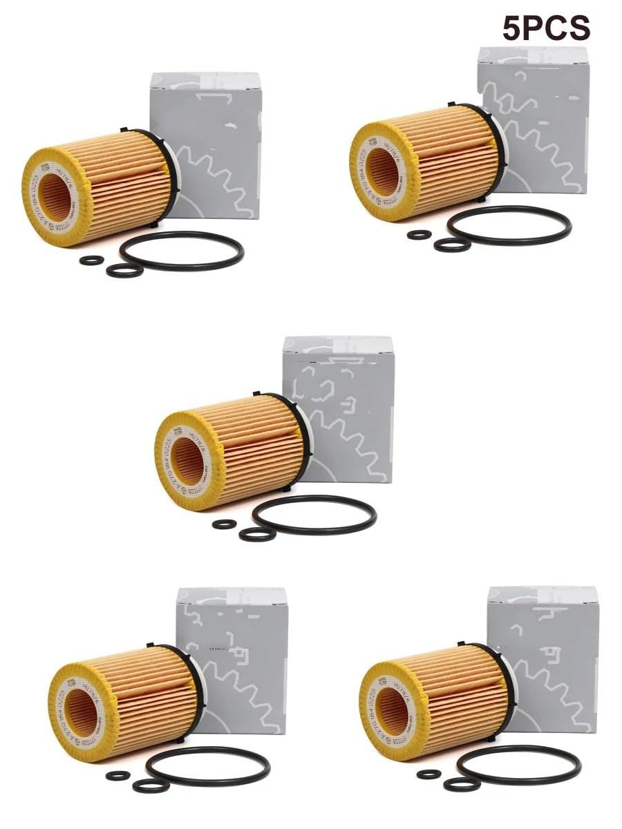 Car oil filter Filtro De Aceite Motor Compatible Con CLA250 I4 2.0L 270.920 2701800109 2701800009 2701840125 (paquete 5)