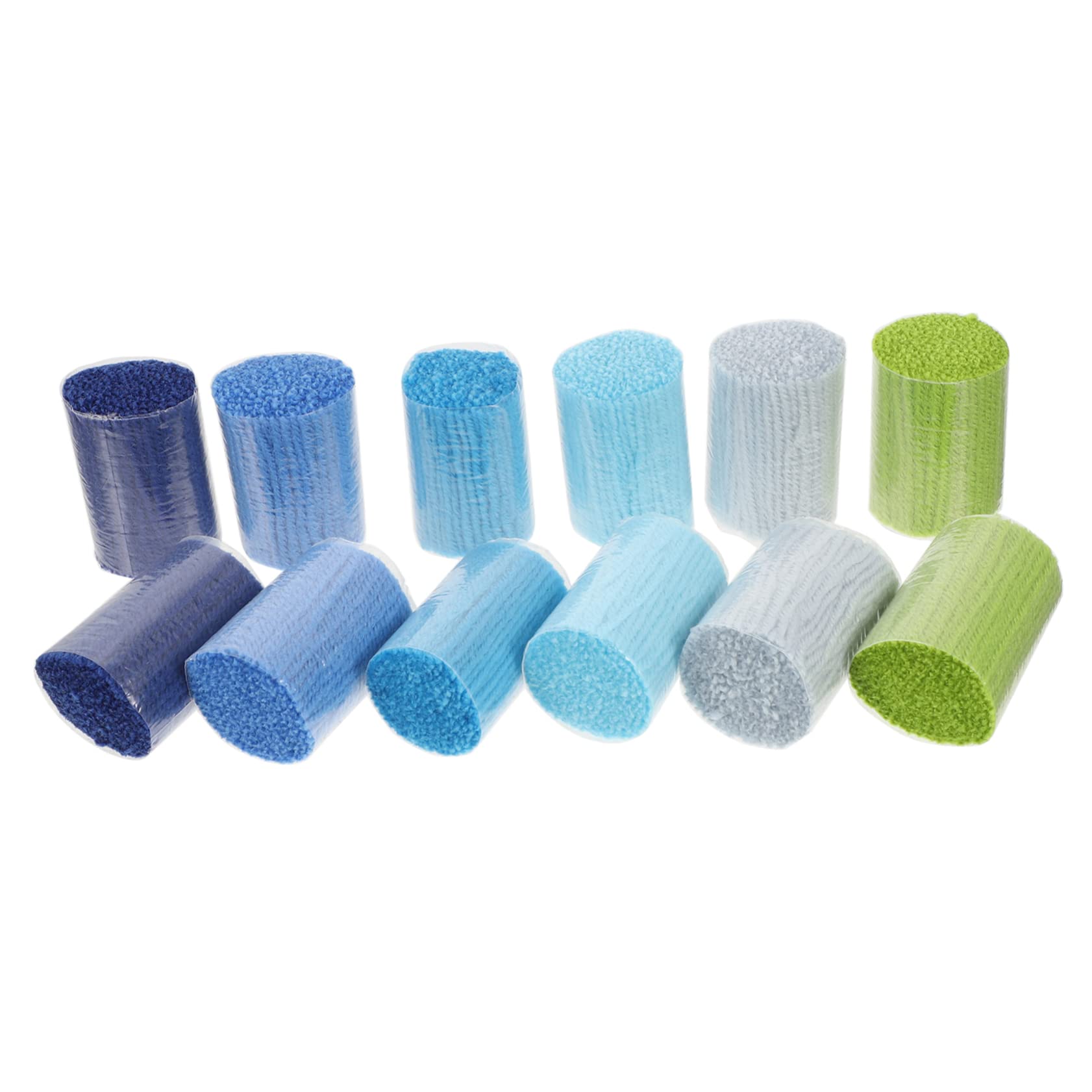 STOBOK 3 Sätze Stickgarn Für Teppiche Blanket Yarn Wool Knitting Yarn Wollbestickter Teppich DIY Teppichgarn DIY-garne Herstellen Wolle Heimwerkerbedarf DIY Knüpfgarn Acryl 12 Stücke * 3