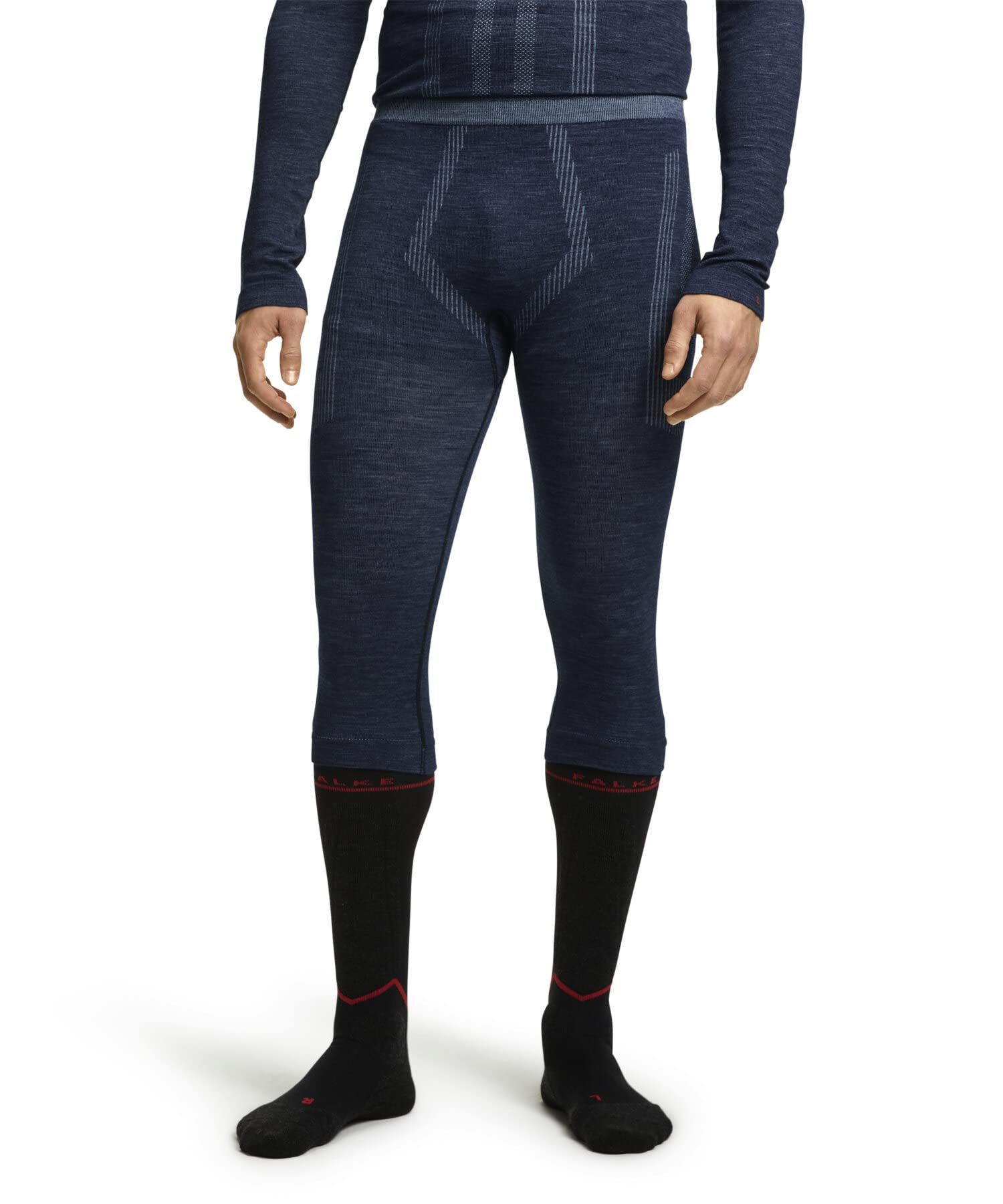 FALKEMen's Baselayer Trousers Wool Tech Trend Functional Material Wool Quick Drying Warm 1 Piece