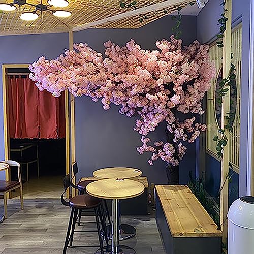 Árbol de cerezo japonés artificial rosa en seda de 2.8m para decoración de bodas 2