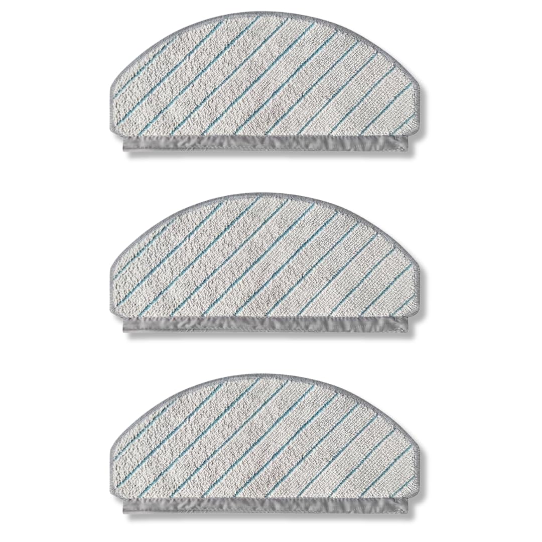 CRYSENDO Replacement Mop Cloth Compatible with Deebot N20/ N20 Pro | Robot Vacuum Accessories Set | Durable,Efficient Cleaning Accessory (Pack of 3)-image-14