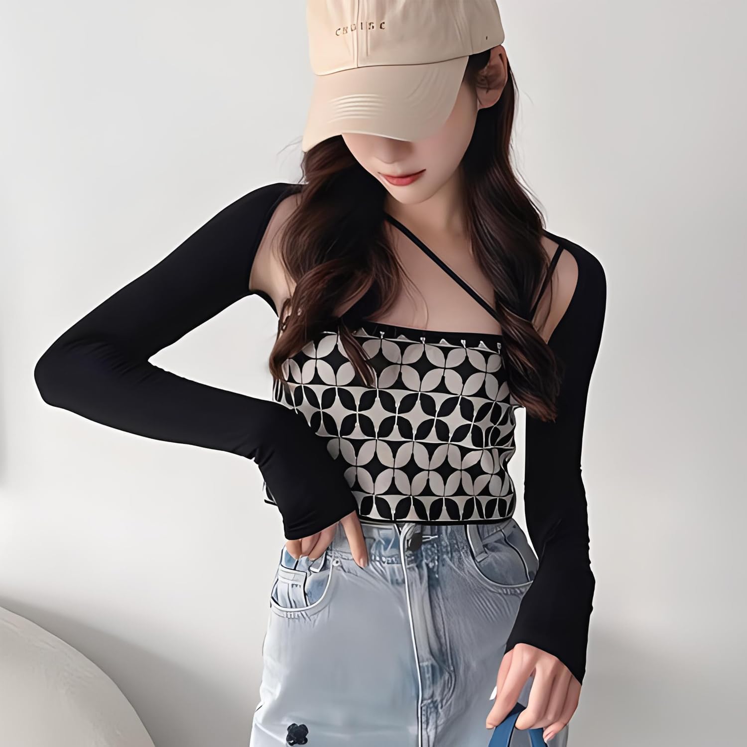 Women’s Cooling Shawl with Finger Holes – UV Protection Shrug, Breathable Sun Sleeves for Driving, Golf & Outdoor Sports - Image 3