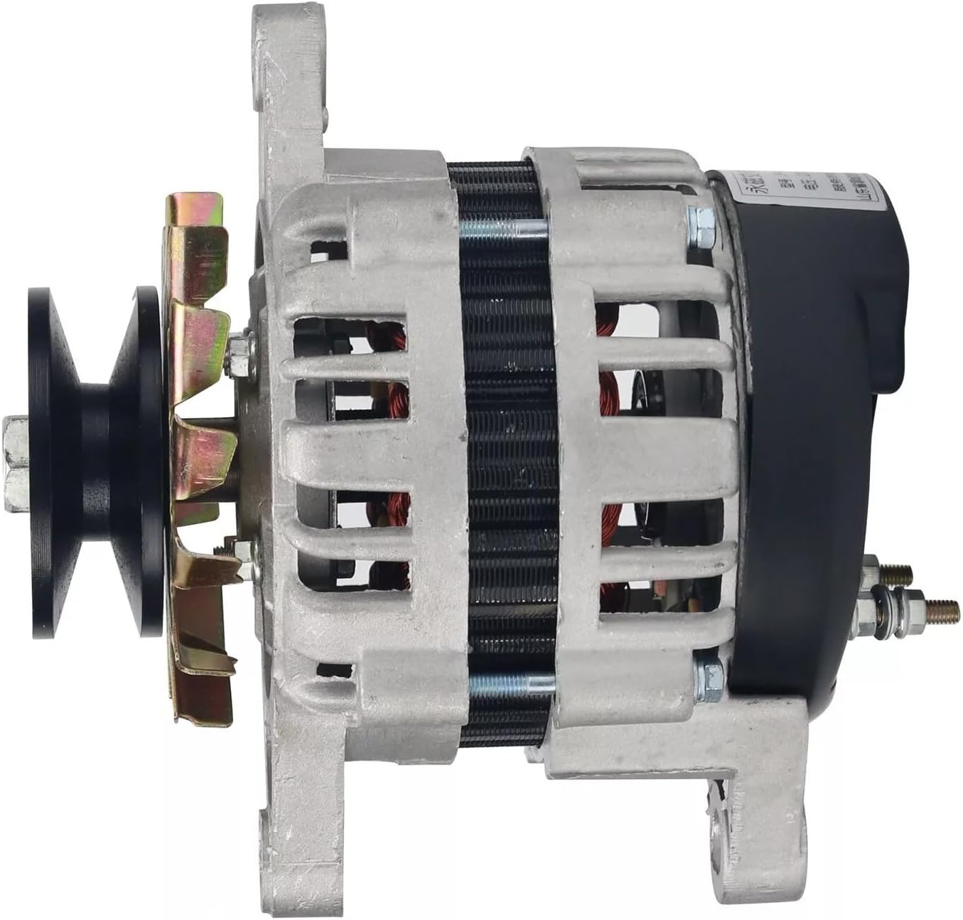 2000W Permanent Magnet Alternator Synchronous Generator 12V/24V Low Speed Brushless Generator With Built-in Voltage Regulator For Agricultural Vehicles With Lighting(110v)