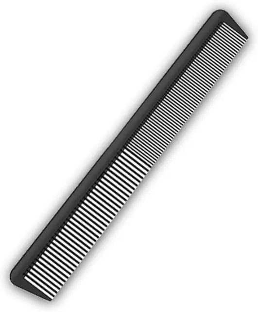 Peigne Coiffeur Antistatique en Fibre Carbone - Peigne à Cheveux Double Face
