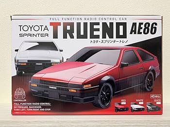 ラジコンTOYOTA 　AE86 Amazon.co.jp: RC SPRINTER TRUENO AE86 レッド スプリンター トレノ