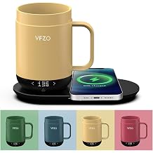 Self Heating Coffee Mug,High-Capacity- 18 oz, 180 Min Battery Life, Smart Heated Coffee Mug,Smart Mug, Simple Temperature Control Operation, Gifts for Family Members Tintenschwarz
