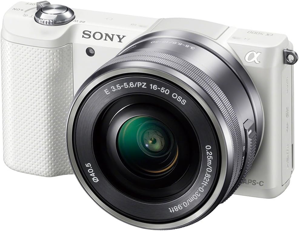 Sony Alpha A-5000 Dig Camera with 16-50mm E-Mt Lens.Value Kit with Accessories