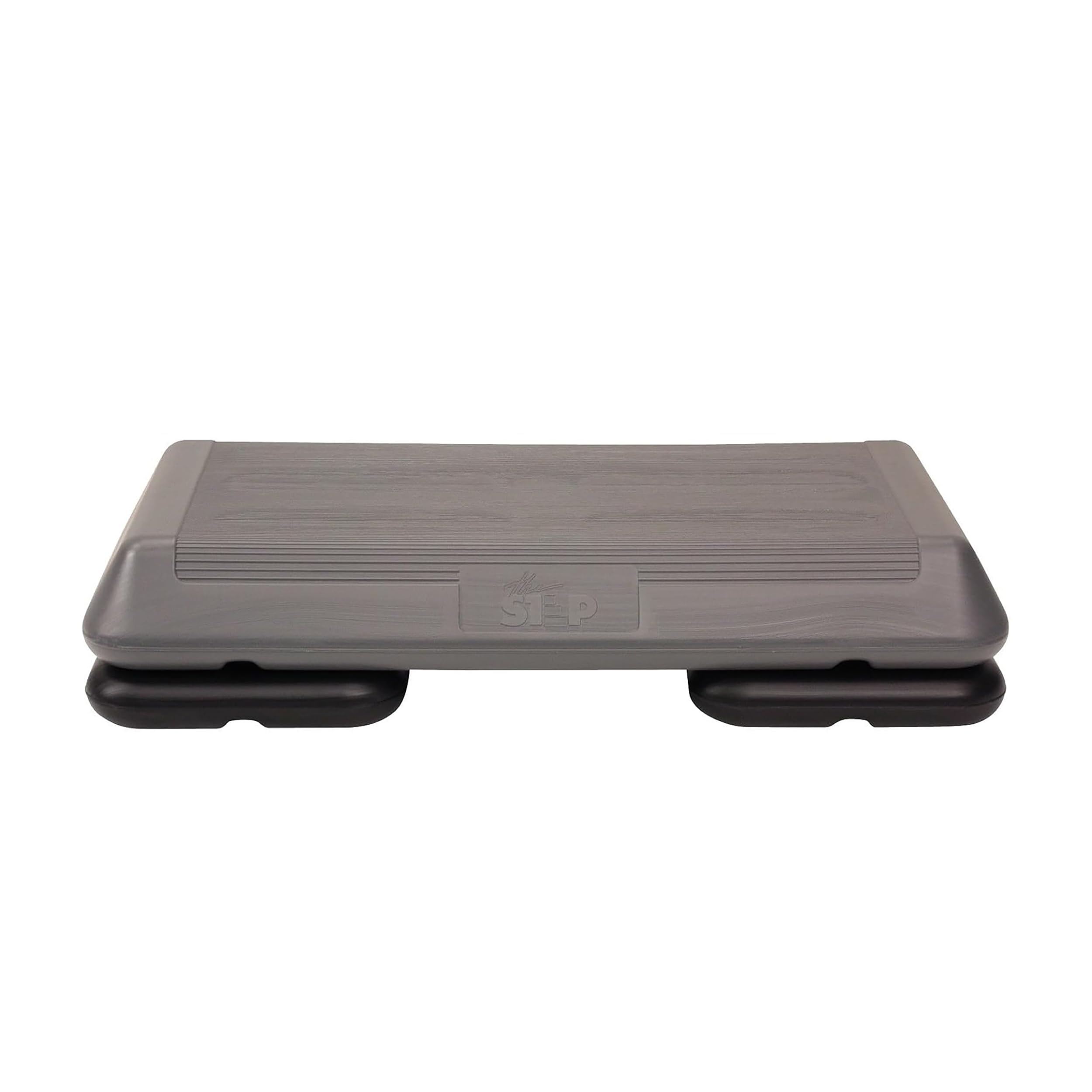 The Step (Made in USA) Original Aerobic Platform – Circuit Size Grey Aerobic Platform and Original Black Risers