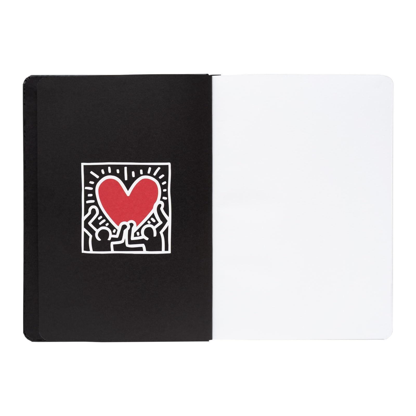 Grupo Erik A5 Notebook Hardback - Keith Haring Gifts | Blank Journal Note Book, Plain Notebook A5 Sketchbook | Graffiti Art Gifts, Keith Haring Merchandise - Image 3