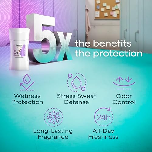 Miniatura 4 de Degree Men Invisible Solid Deordorant Ultra Dry para 96 horas de protección contra el sudor y el olor, protección 5X 1.6 oz