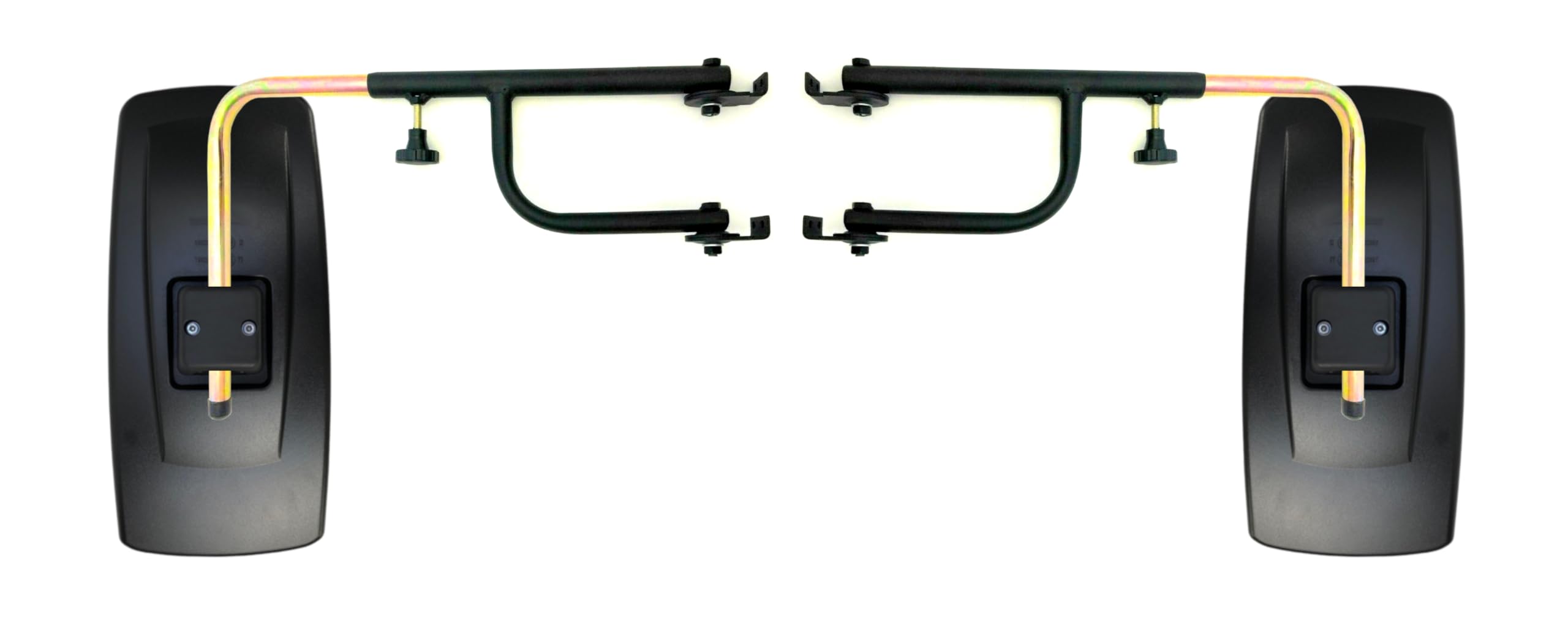 2 specchietti retrovisori esterni a 2 segmenti, 420 x 200 mm, Ø 15 – 26 mm, R1200 E20 e supporto per specchio per camion trattore escavatore