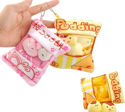 Juguetes de peluche suaves y encantadores de simulación para bebé, conejo, caricatura, bolsa para cachorro, juguete para perro, paquete de 2, tamaño