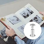 Zarique 100 Pack Chicago Screws and Album-Scrapbook Extension Posts Extension Screws Album for Binding Extending Scrapbook Photo Album Refill Pages Compatible with Pioneer Photo Albums(M5 x 4/6/8/10mm Book Screws)