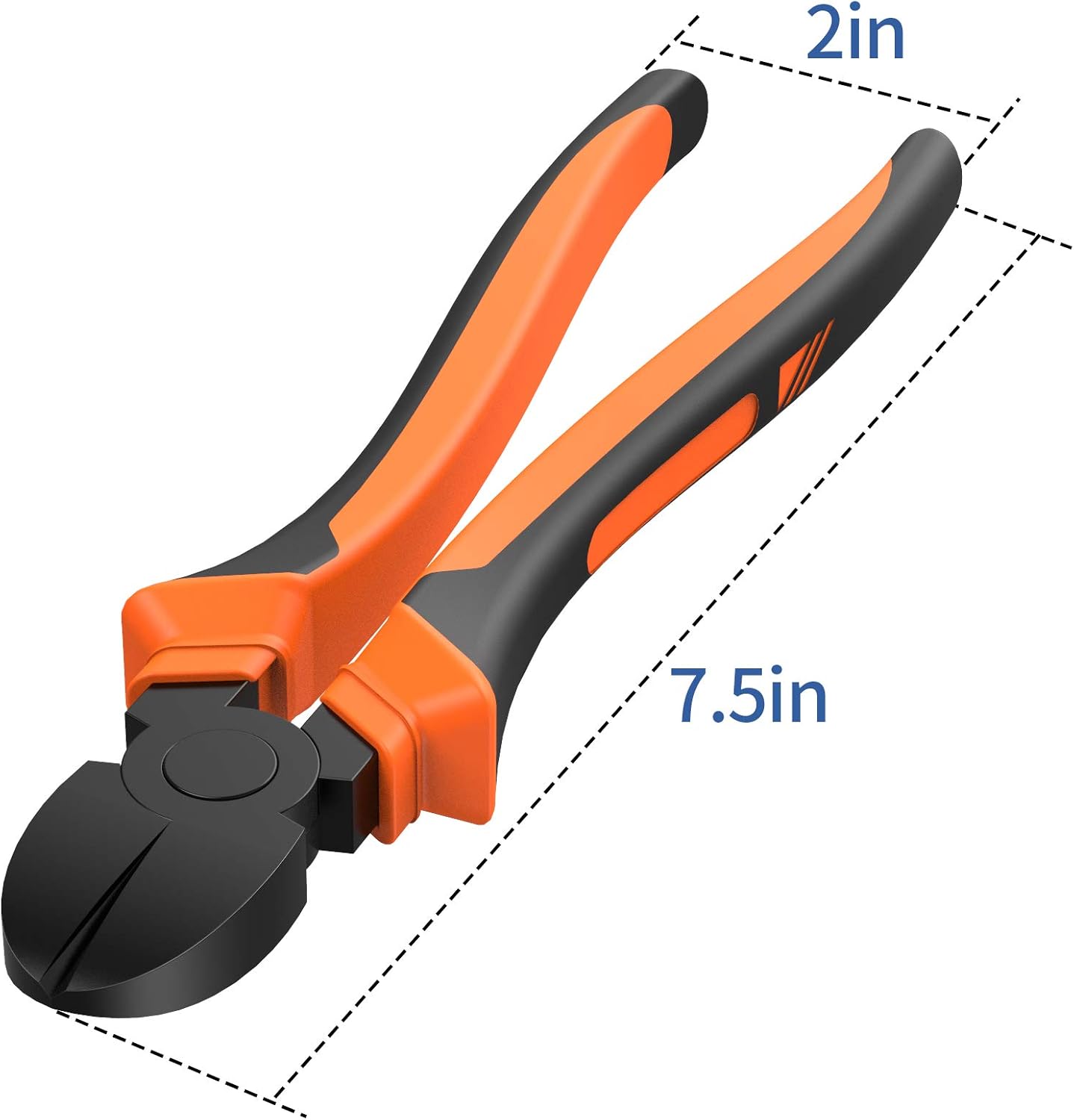 BOENFU Wire Cutter Heavy Duty Side Cutters Diagonal Cutting Pliers Sharp and Rustproof 7.5 Inches - - 