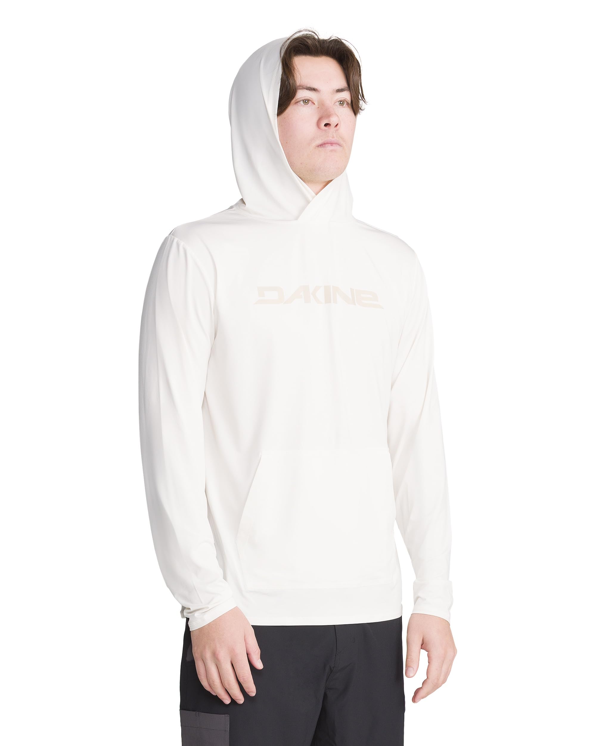 Dakine Herren Hooded Long Sleeve Rashguard – UPF 50+ Protection Swim Top, Quick-Dry Swim Shirt, Pockets Rash-Guard-Shirt (1er Pack)