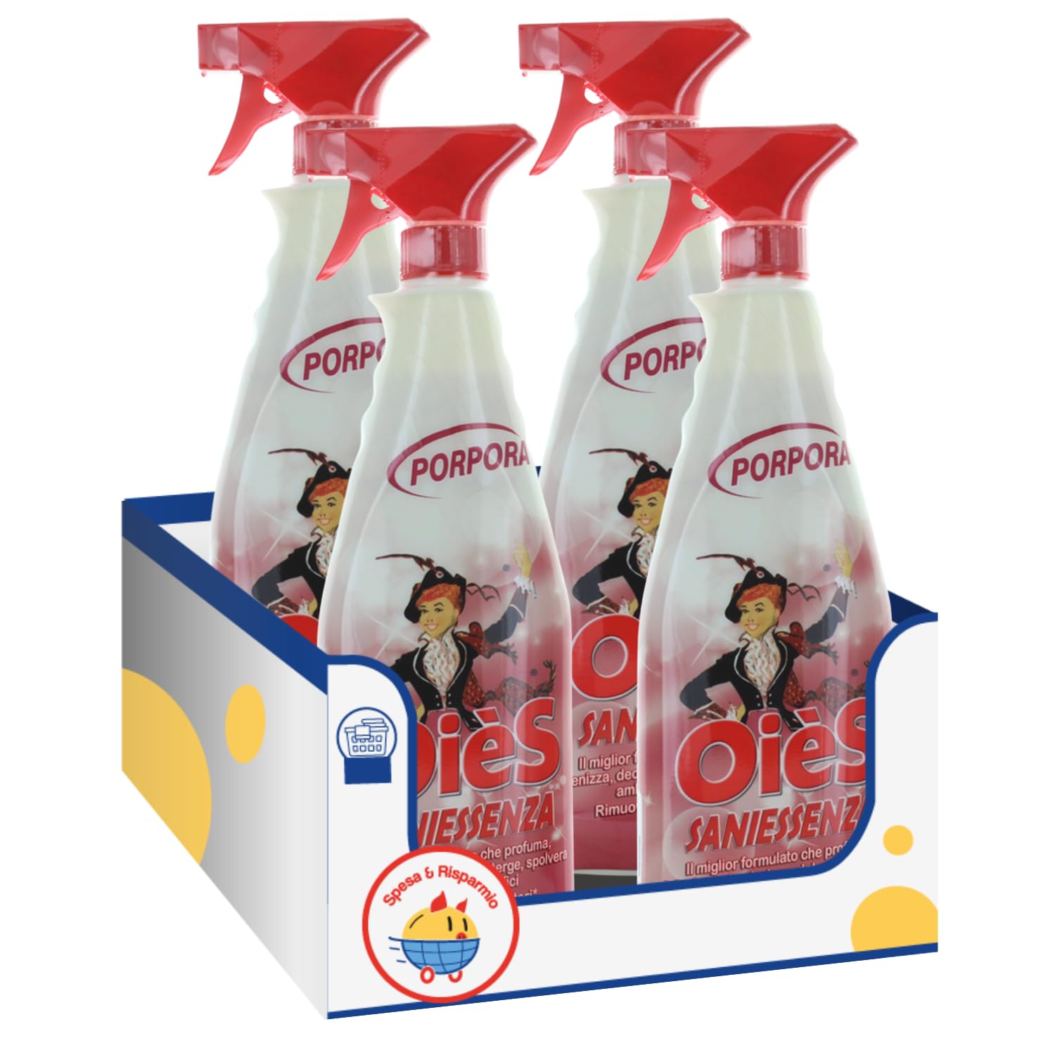 Detergente Igienizzante Profumato – Fragranza Porpora – 750 ml – Variazioni 4/8/12 Pezzi (4)