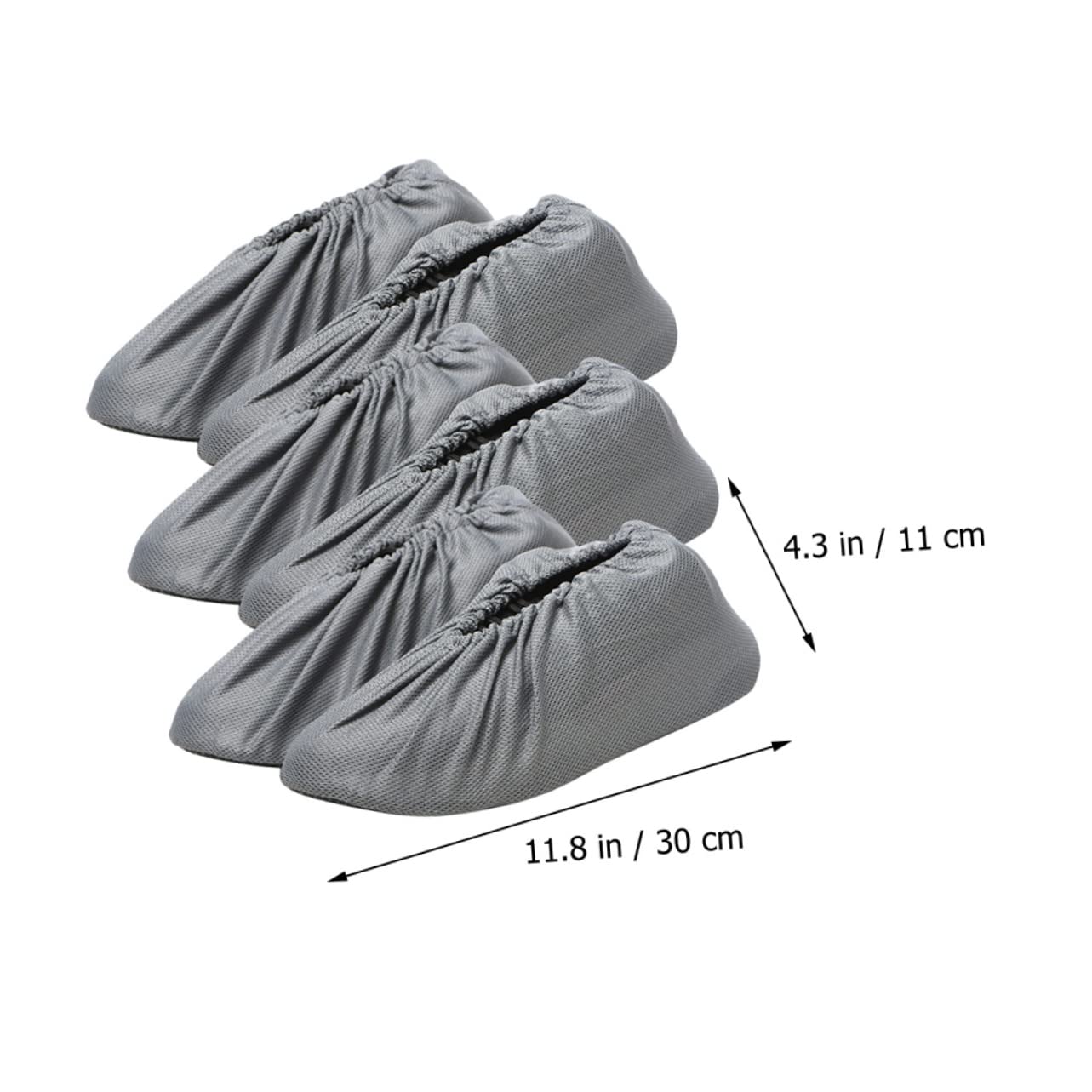 Garneck 3 Pairs Non Slip Mesh Shoe Covers Indoor Carpet Protectors for Home Office