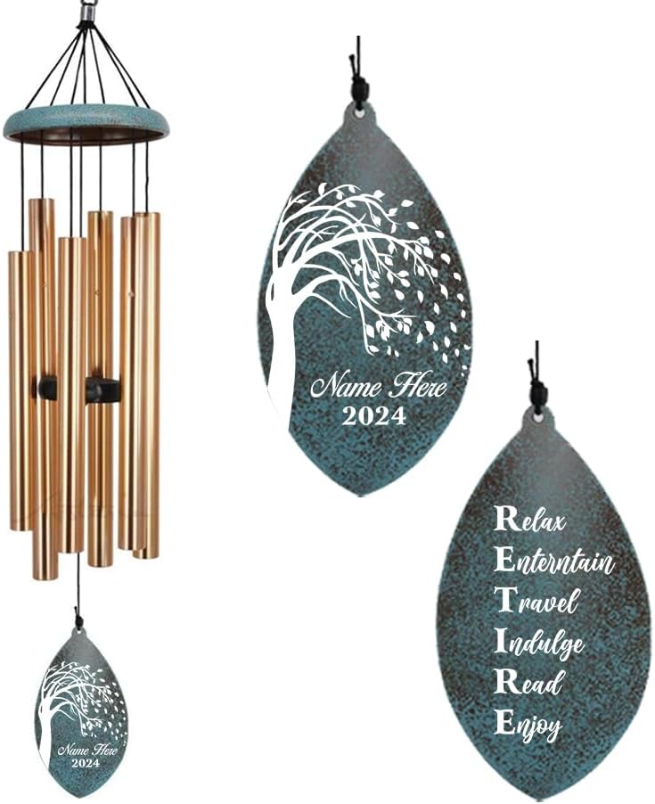 Extrabily Retirement Wind Chimes 2024, Happy Retirement