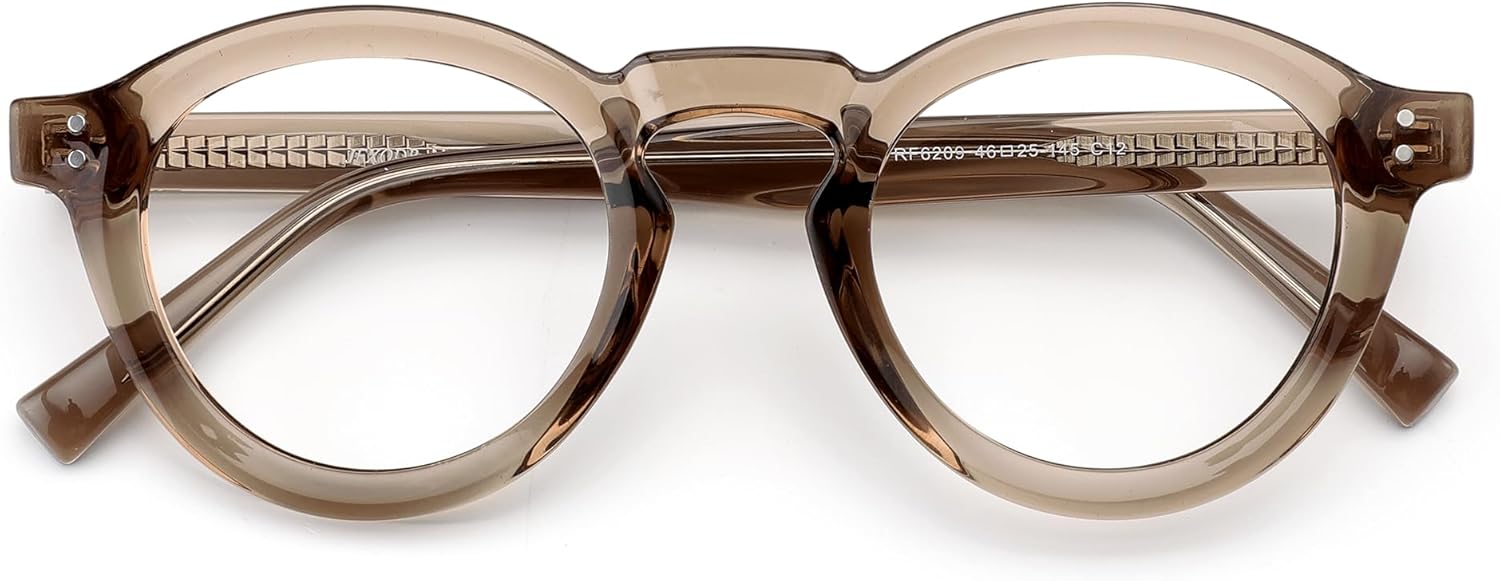 Blue Light Blocking Glasses for Women Men, Retro Round Frame Computer Gaming Glasses Anti Glare & UV RF6209 - Image 7