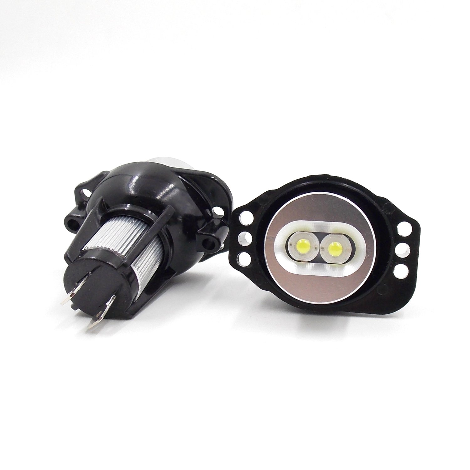 Ricoy - Luci di posizione a led, luce ad anello, E90 E91 2005-2008 3 Serie 6W, intensità: 6000K (confezione da 2)