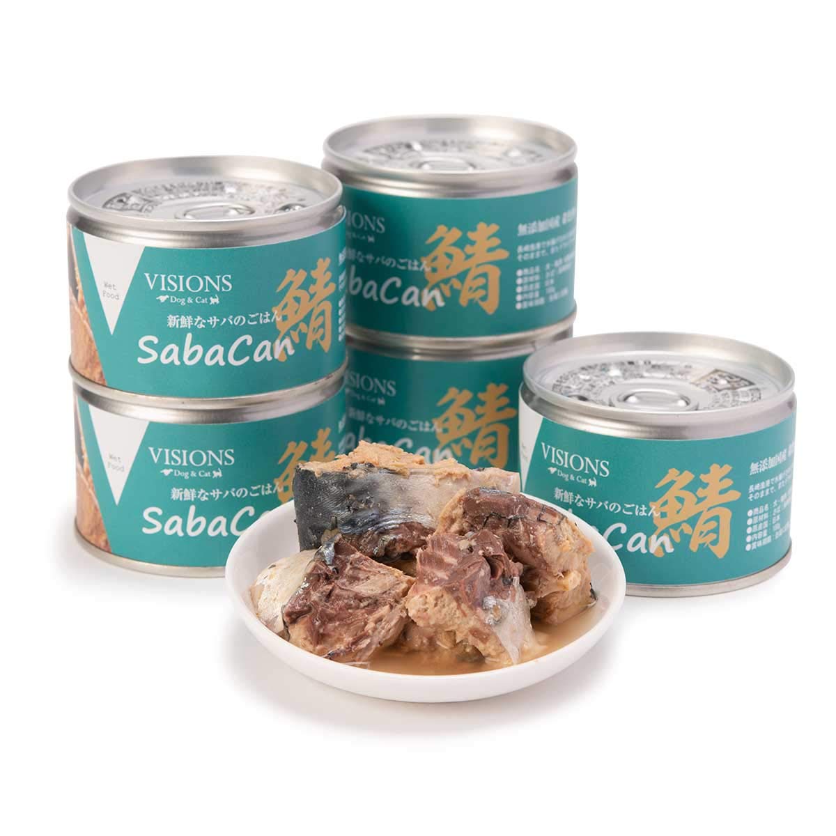 Amazon | ドッグフード サバ缶 [150g×5個] ウェットタイプ（缶詰） 無