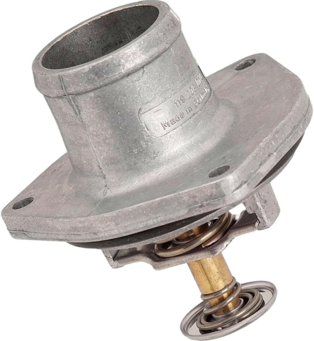 Engine Coolant Thermostat Water Outlet Assembly for Mercedes-Benz 400E,400SE,400SEL,500E,500SEC 1992 1993 Replacement A1192000015, 1192000015 1 Piece