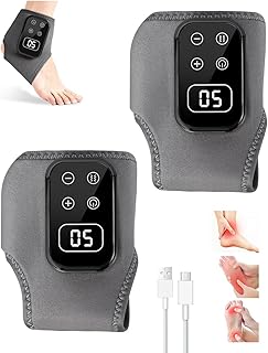 2 Pack 3 in 1 Fußmassagegerät, Fussmassagegerät mit Wärme Elektrisch, Fußmassagegerät Durchblutung For Neuropathie füße,knöchel massagegerät with 5 Modes, 5 Heat Levels, Foot Massager Gift for Unisex