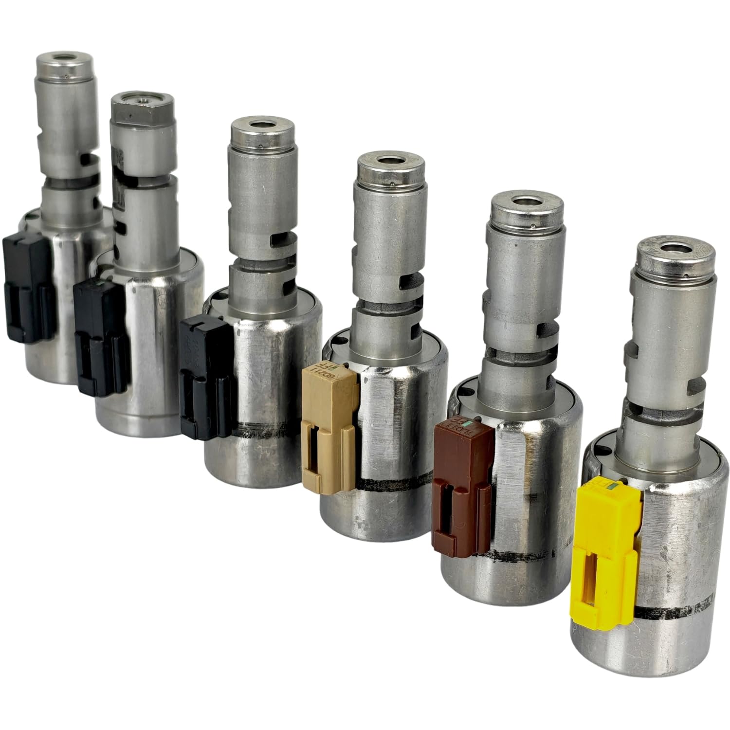 EZROAD 8X TF-60SN 6 Speed Transmission Solenoid Set 09G Compatible with VW New Beetle CC Convertible Rabbit Passat Golf Jetta Compatible with Audi TT 2003-On F/AWD L4 1.8L 1.9L 2.0L 3.2L TF60SN