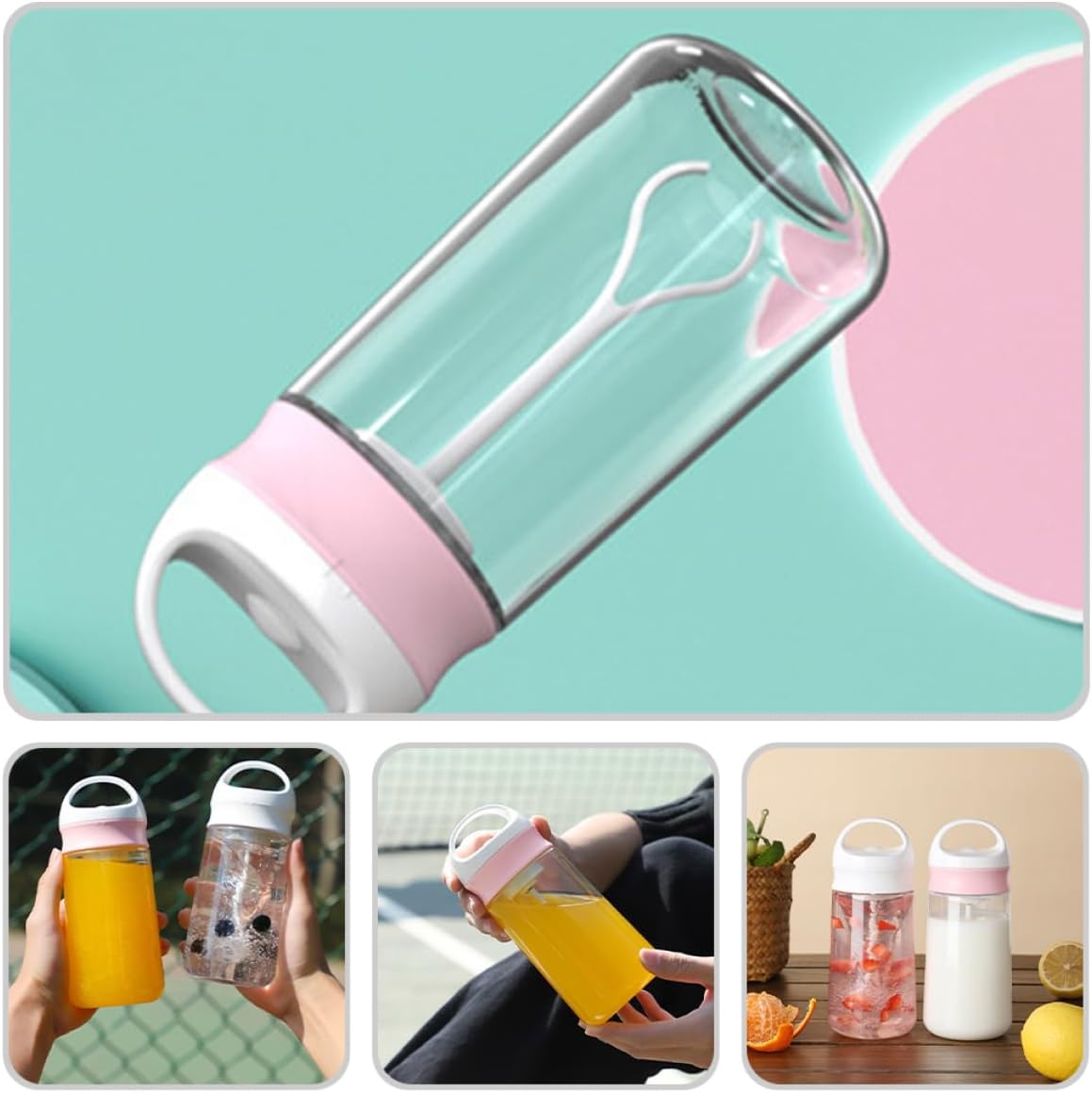 Leakproof Auto Mixing Mug Stirring Cup for Coffee Protein Shakes Beverages Fast Mixing Lightweight Design Easy to Clean for Home Office Travel