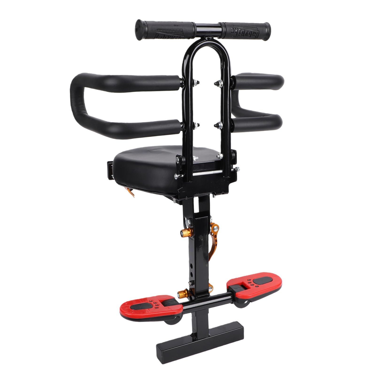 Topiky Seggiolino Anteriore Rimovibile per Monopattino Elettrico, | Seggiolino per bambini per scooter ammortizzante con guardrail a pedale, per bambini piccoli, bici elettrica, bici pieghevole