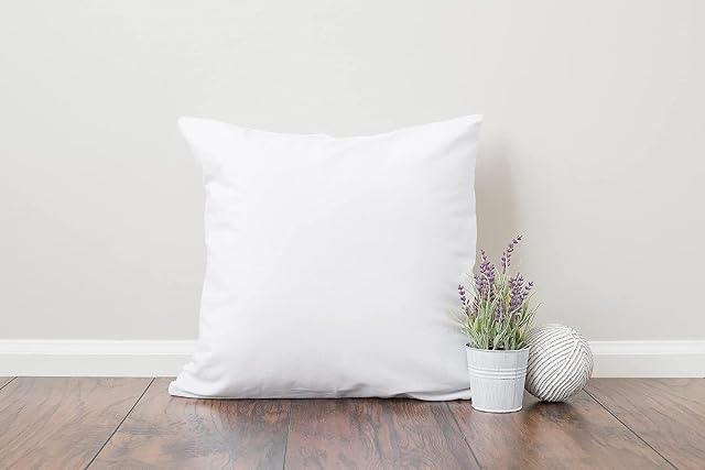 Night Comfort Bounce Back Square Pillows - Microfiber Continental Bed Rest Non Allergenic Pillows Hotel Quality 80cm and 65cm Large Cushions (80cm x 80cm / 32" x 32")
