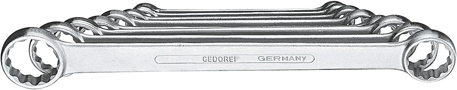 GEDORE 4-8 Flat Ring Spanner Set 8 pcs 6-22 mm