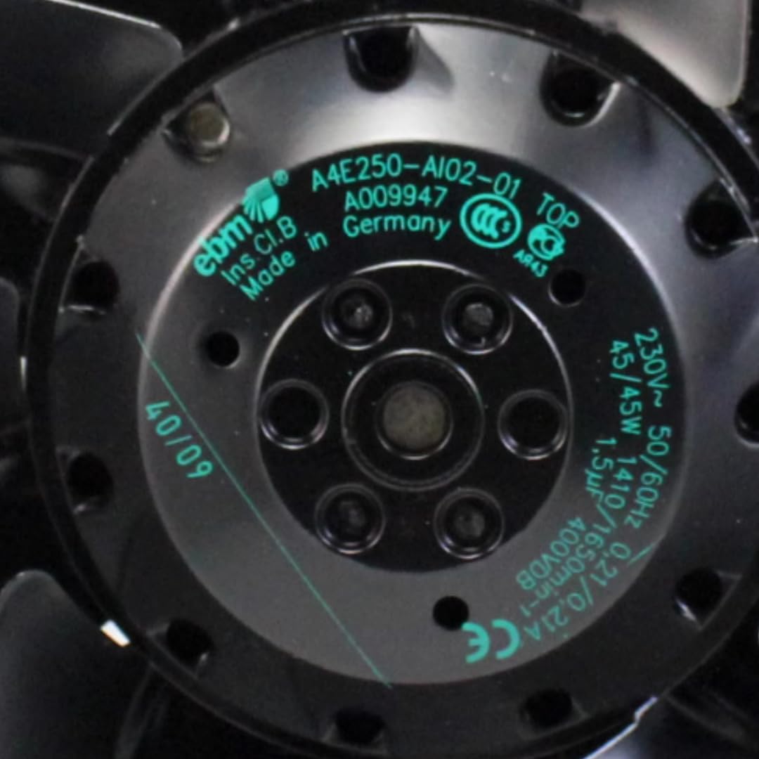 FCARUMIQP S4E250-BI02-01 230V 0.21A 45W 1410/1650RPM Cooling Fan 250mm