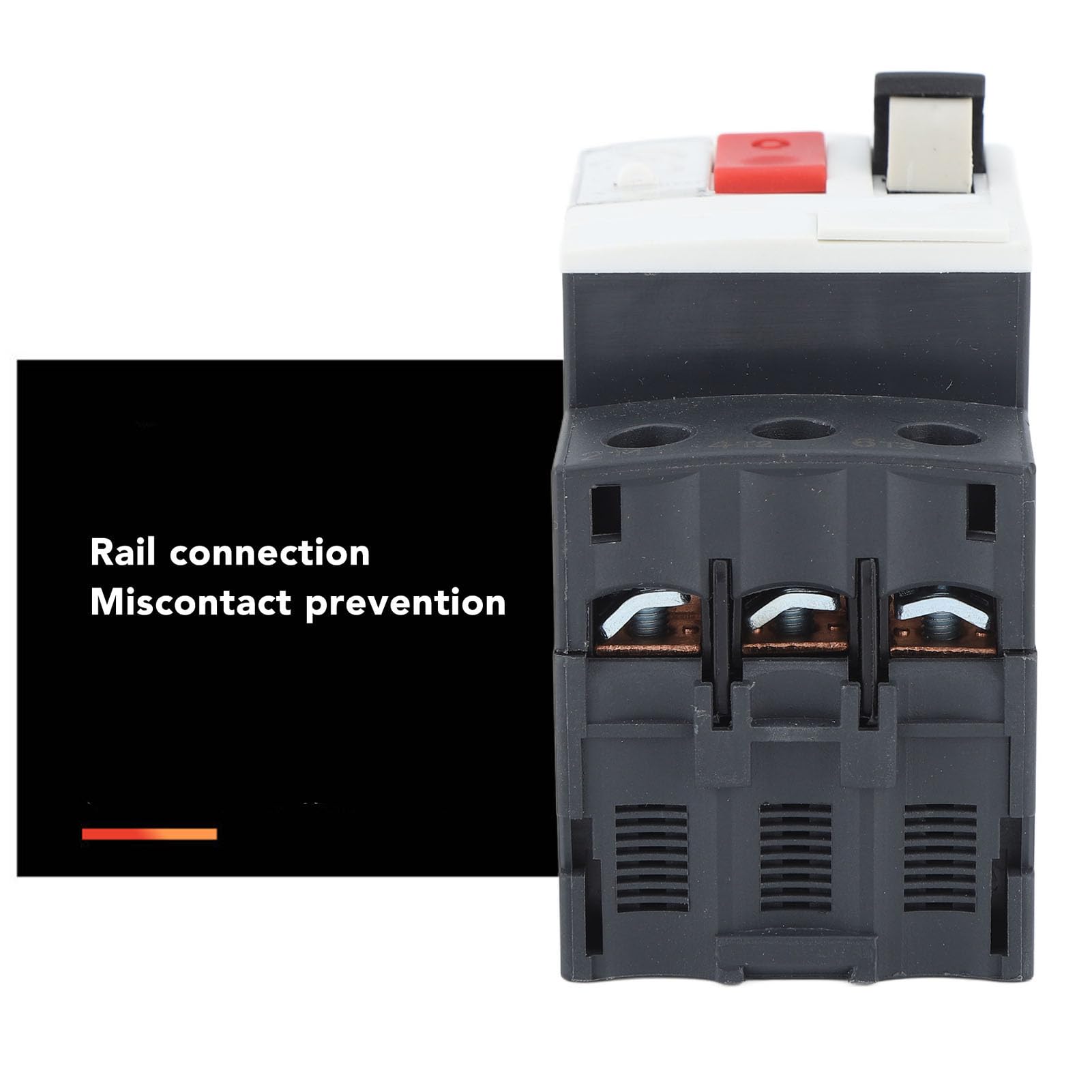 Disjoncteur Moteur Protection contre les Courts-circuits contre les Surcharges Commutateur de Protection du Démarreur AC690V 35mm Montage sur Rail Bouton Poussoir (GV2-ME08C 2.5-4A)