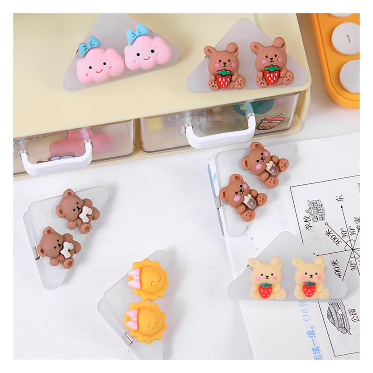 Amazon.co.jp: ZNUJS(さちえ) 8個 三角クリップ 三角クリップ