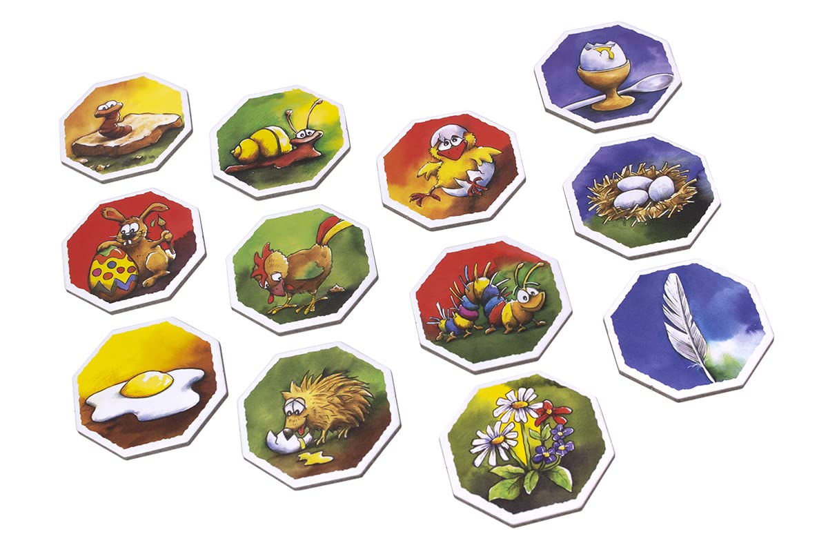 Rebel | Konzentrierte Hühner | Gesellschaftsspiel | Kinderspiel | Alter 4+ | 2-4 Spieler | Spielzeit 15 Minuten